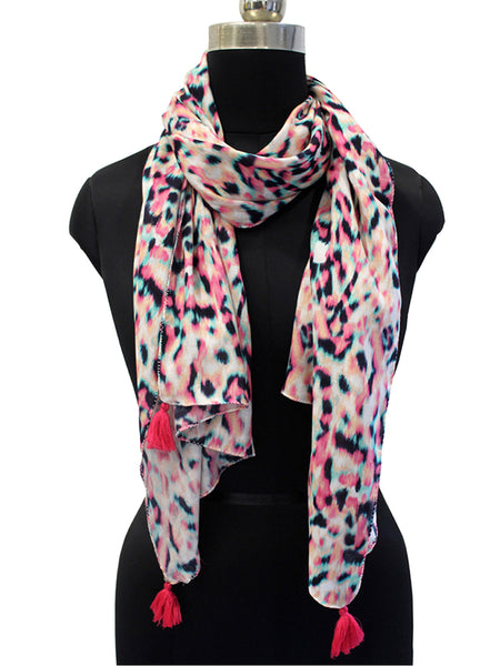 Pleasing Multicolor Printed Muslin Everyday Scarves/Stoles for Women SC53