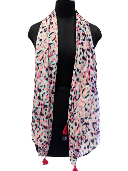 Pleasing Multicolor Printed Muslin Everyday Scarves/Stoles for Women SC53