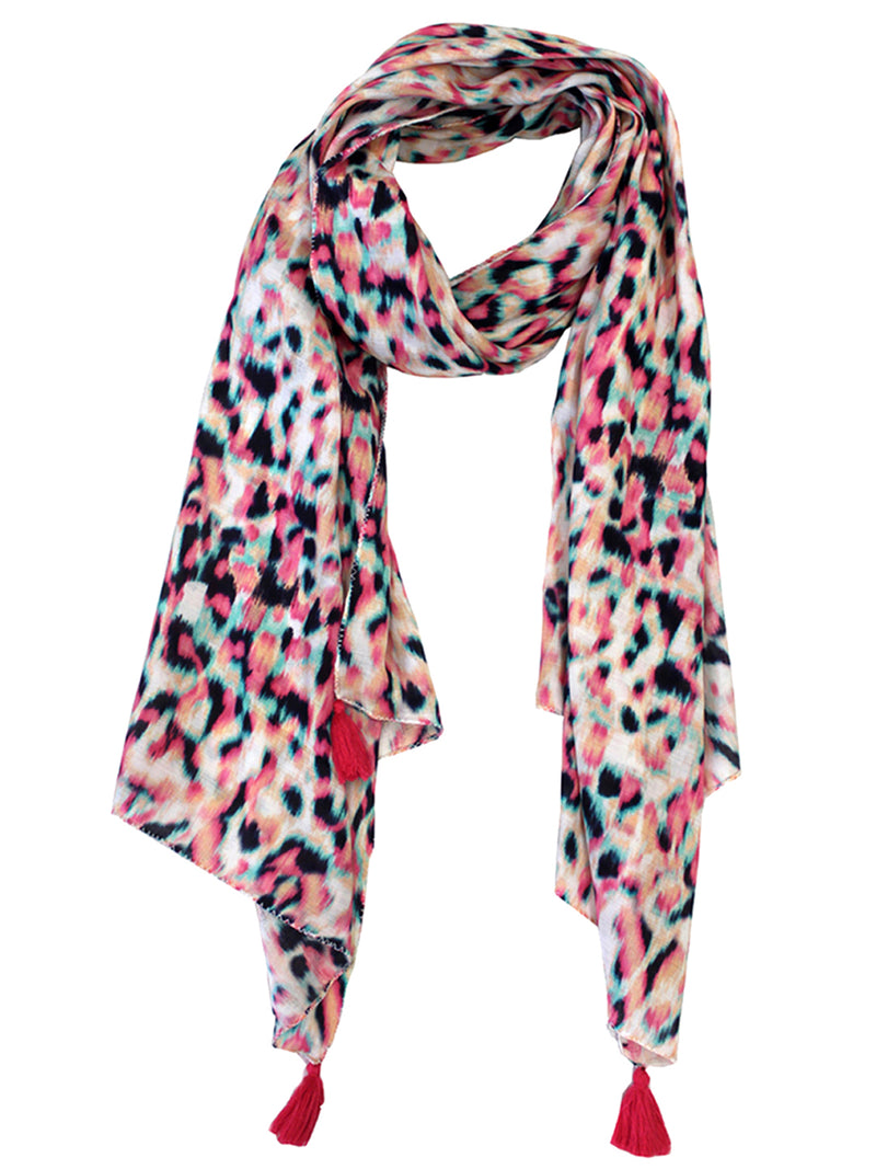 Pleasing Multicolor Printed Muslin Everyday Scarves/Stoles for Women SC53