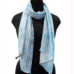 Appealing Multicolor Printed Muslin Daily Wear Scarves/Stoles for Women SC54