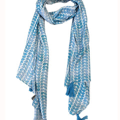 Appealing Multicolor Printed Muslin Daily Wear Scarves/Stoles for Women SC54