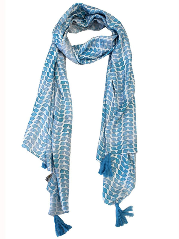 Appealing Multicolor Printed Muslin Daily Wear Scarves/Stoles for Women SC54