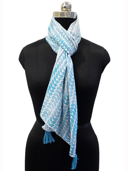 Appealing Multicolor Printed Muslin Daily Wear Scarves/Stoles for Women SC54