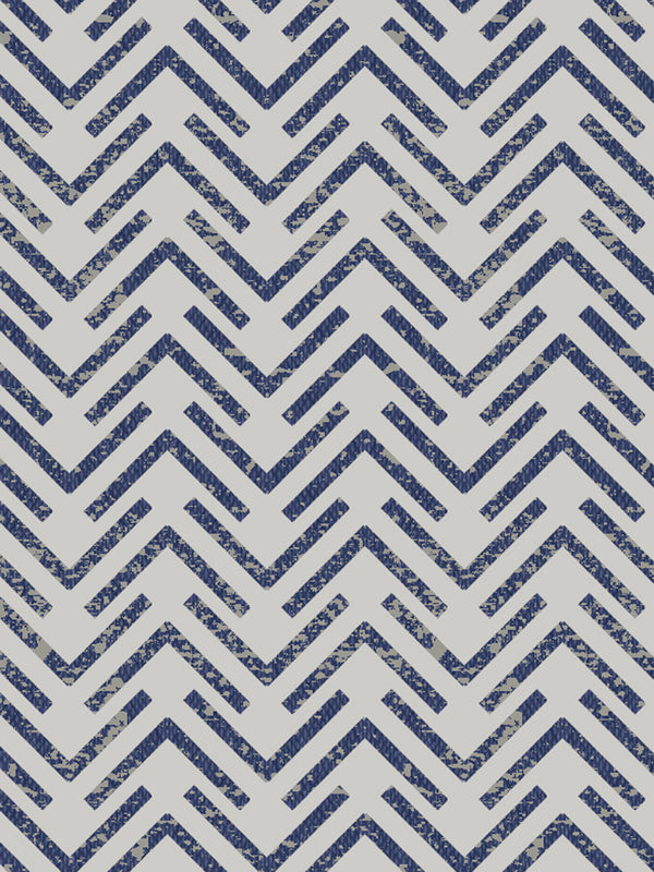 Stunning Navy Blue Printed Muslin Casual Scarves/Stoles for Women SC55