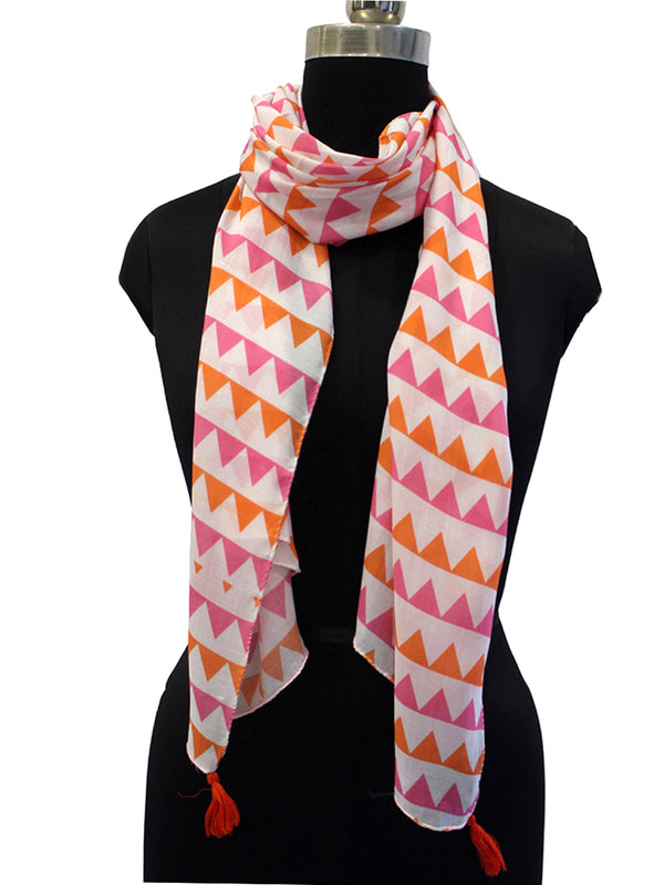 Pretty Multicolor Printed Muslin Everyday Stylish Scarves/Stoles for Women SC56