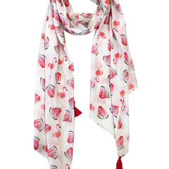 Beautiful Multicolor Printed Muslin Everyday Scarves/Stoles for Women SC59