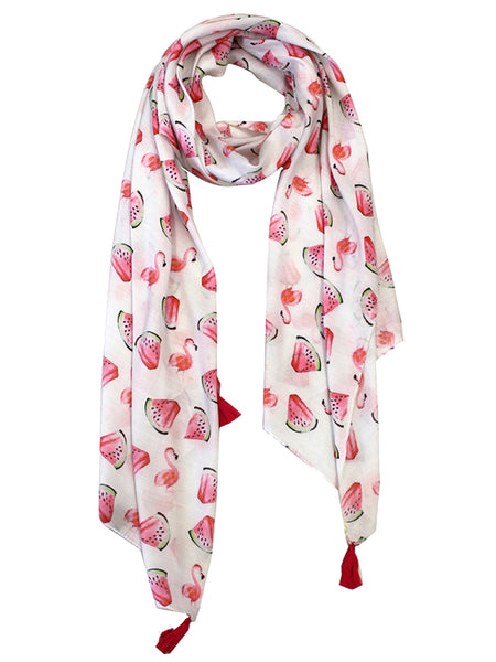 Beautiful Multicolor Printed Muslin Everyday Scarves/Stoles for Women SC59