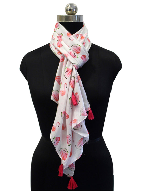 Beautiful Multicolor Printed Muslin Everyday Scarves/Stoles for Women SC59