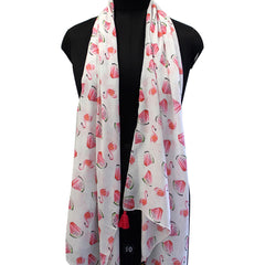 Beautiful Multicolor Printed Muslin Everyday Scarves/Stoles for Women SC59