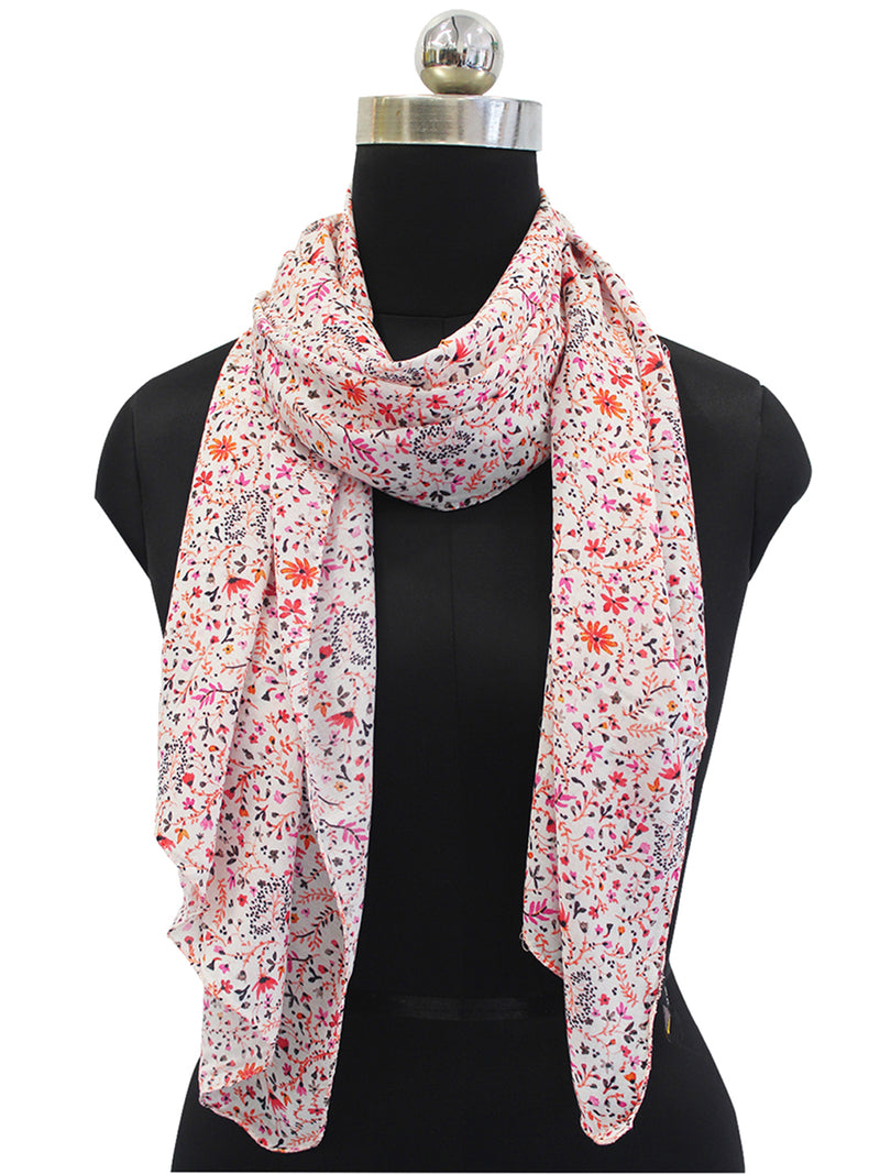 Appealing Multicolor Printed Muslin Designer Scarves/Stoles for Women SC5
