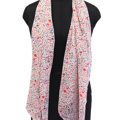 Appealing Multicolor Printed Muslin Designer Scarves/Stoles for Women SC5