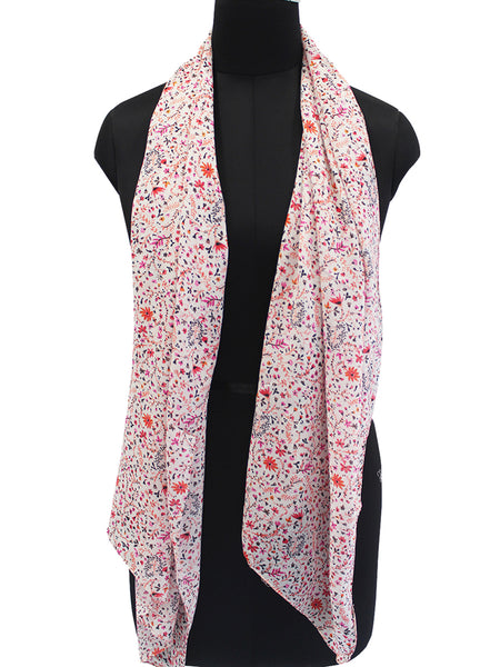 Appealing Multicolor Printed Muslin Designer Scarves/Stoles for Women SC5