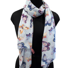 Appealing Multicolor Printed Muslin Daily Wear Scarves/Stoles for Women SC60