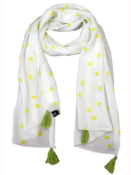 Dazzling White Printed Muslin Everyday Stylish Scarves/Stoles for Women SC62