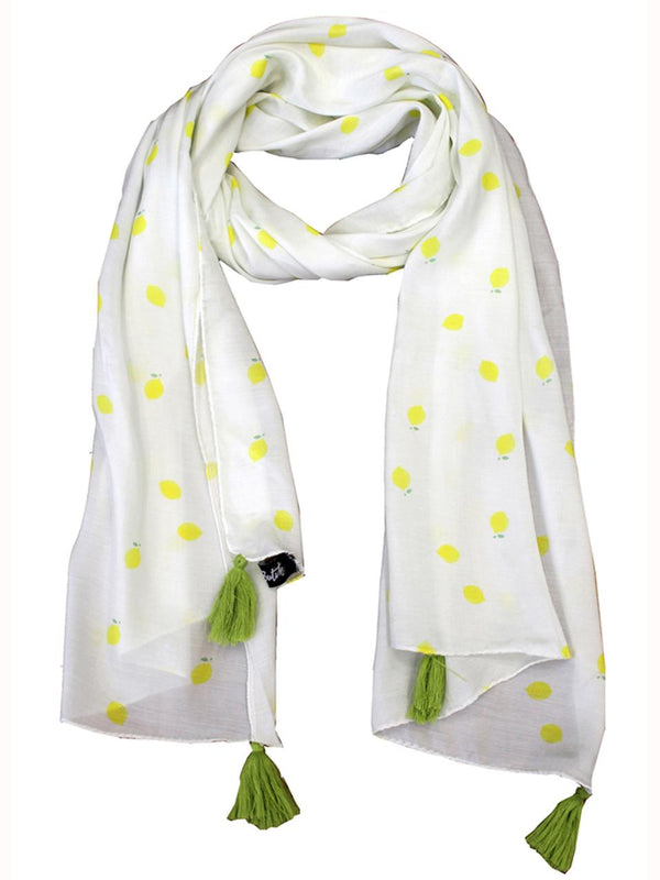 Dazzling White Printed Muslin Everyday Stylish Scarves/Stoles for Women SC62