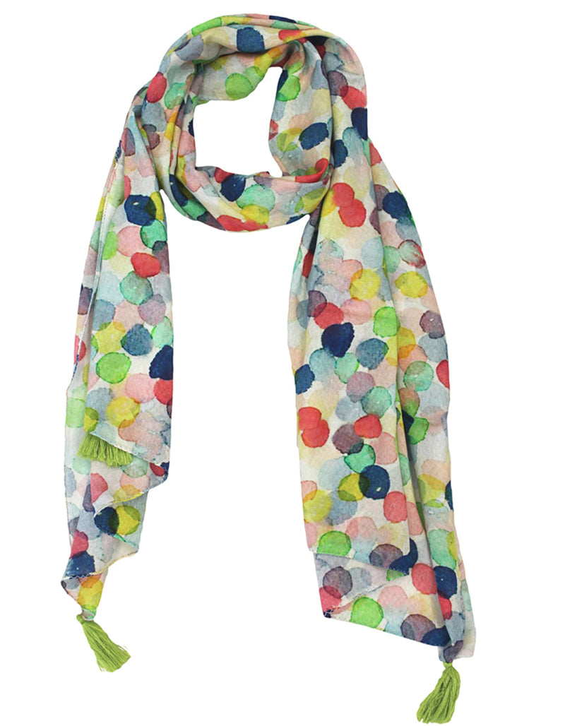 Splendid Multicolor Printed Muslin Everyday Scarves/Stoles for Women SC66