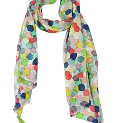 Splendid Multicolor Printed Muslin Everyday Scarves/Stoles for Women SC66
