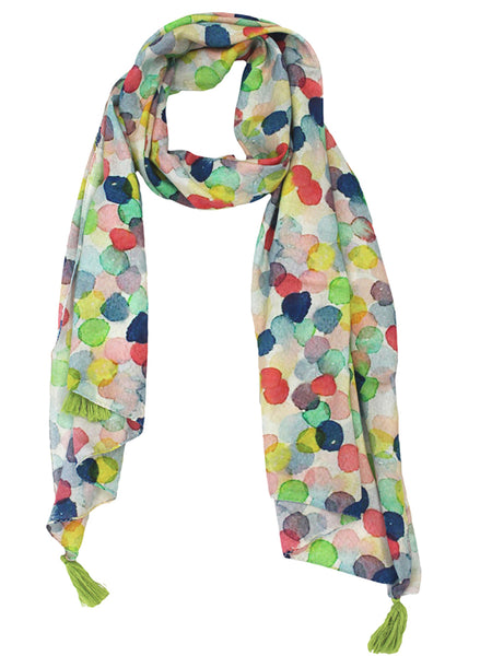 Splendid Multicolor Printed Muslin Everyday Scarves/Stoles for Women SC66