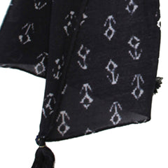 Pleasing Black Printed Muslin Daily Wear Scarves/Stoles for Women SC67