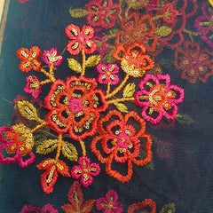 Desi Butik 's Floral Embroidered Dupatta DB2250