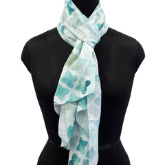 Pretty Green Printed Muslin Everyday Scarves/Stoles for Women SC7