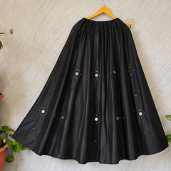 Women's  Mirror Work Navratri Lehenga Chaniya