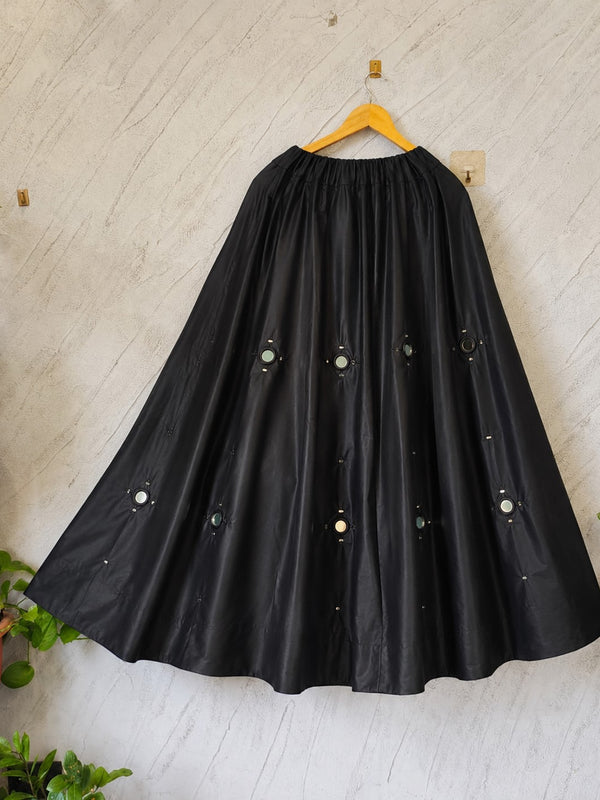 Women's  Mirror Work Navratri Lehenga Chaniya