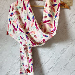 Elegant Multicolor Printed Muslin Daily Wear Scarves/Stoles for Women SC8