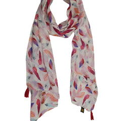 Elegant Multicolor Printed Muslin Daily Wear Scarves/Stoles for Women SC8