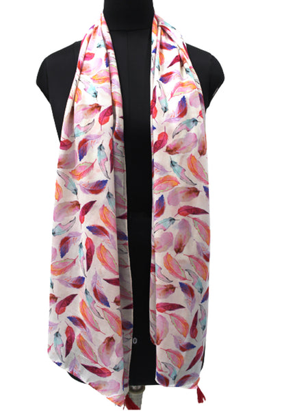 Elegant Multicolor Printed Muslin Daily Wear Scarves/Stoles for Women SC8