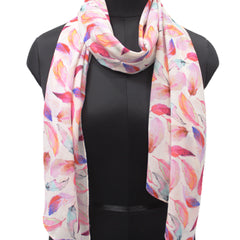 Elegant Multicolor Printed Muslin Daily Wear Scarves/Stoles for Women SC8