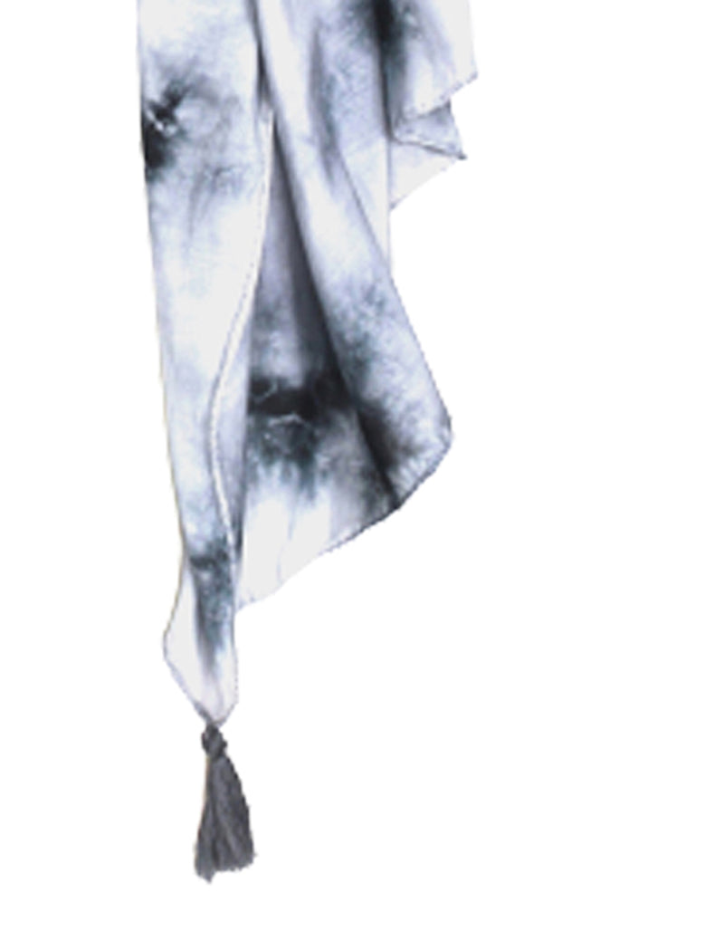 Beautiful Grey Tie Dye Muslin Everyday Scarves/Stoles for Women SC93