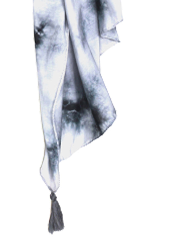 Beautiful Grey Tie Dye Muslin Everyday Scarves/Stoles for Women SC93