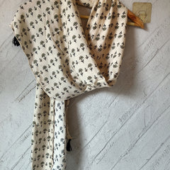 Alluring Mauve Printed Muslin Casual Scarves/Stoles for Women SC9