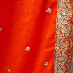 Desi Butik Royal Pink-Orange Ombre Dupatta DB2251