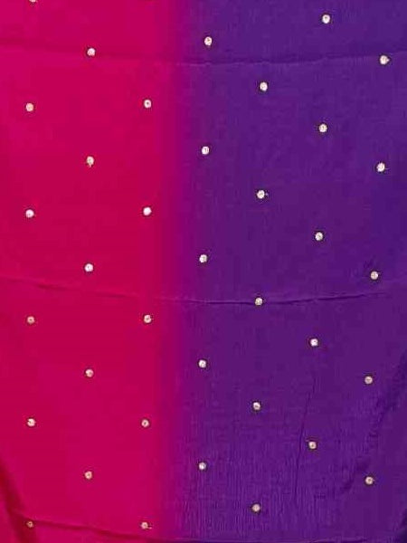 Desi Butik Ombre Pink & Purple Dupatta for Women