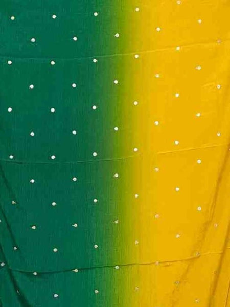 Desi Butik's Green-Yellow Ombre Dupatta