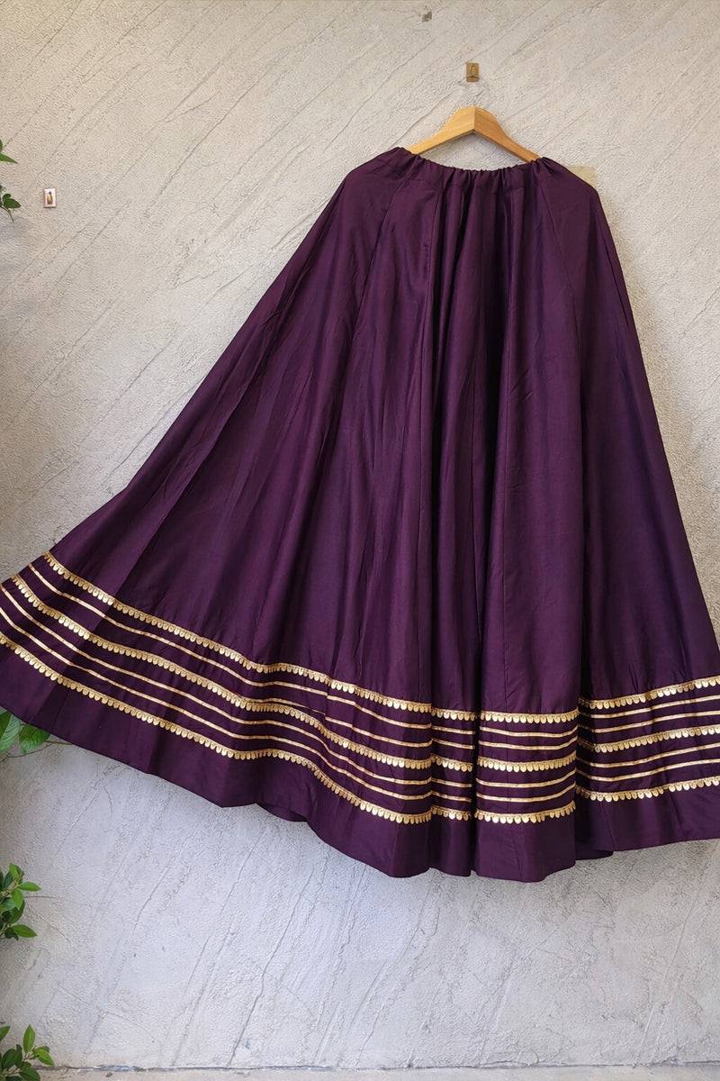 Cotton Silk Stitched Only Lehenga