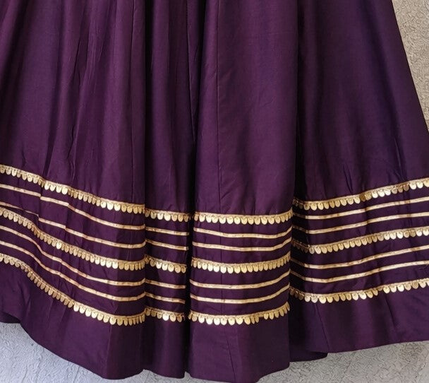 Cotton Silk Stitched Only Lehenga