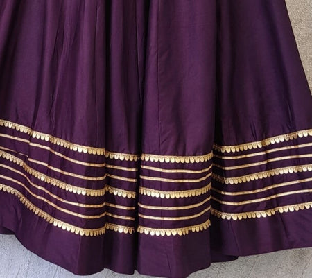Cotton Silk Stitched Only Lehenga