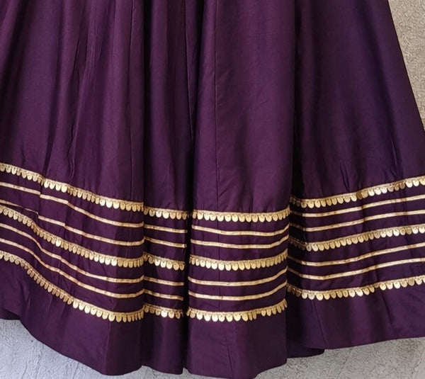 Cotton Silk Stitched Only Lehenga