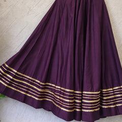 Cotton Silk Stitched Only Lehenga