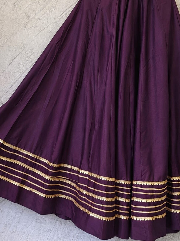 Cotton Silk Stitched Only Lehenga