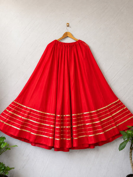 Cotton Silk Stitched Only Lehenga