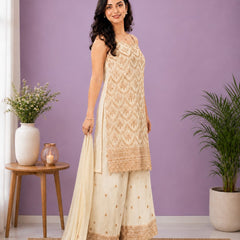 Women's Festive Embroidered Kurta Set with Dupatta