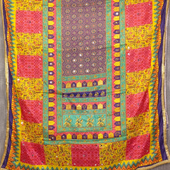 Royal Multicolor Traditional Printed Dupatta DB3012