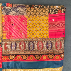 Multicolor Patchwork Printed Designer Dupatta DB3018