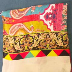 Multicolor Floral & Traditional Print Designer Dupatta DB3020