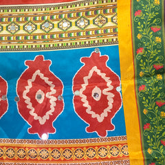 Multicolor Floral & Geometric Printed Designer Dupatta DB3022