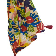 Dazzling Multicolor Printed Muslin Everyday Scarves/Stoles for Women SC111